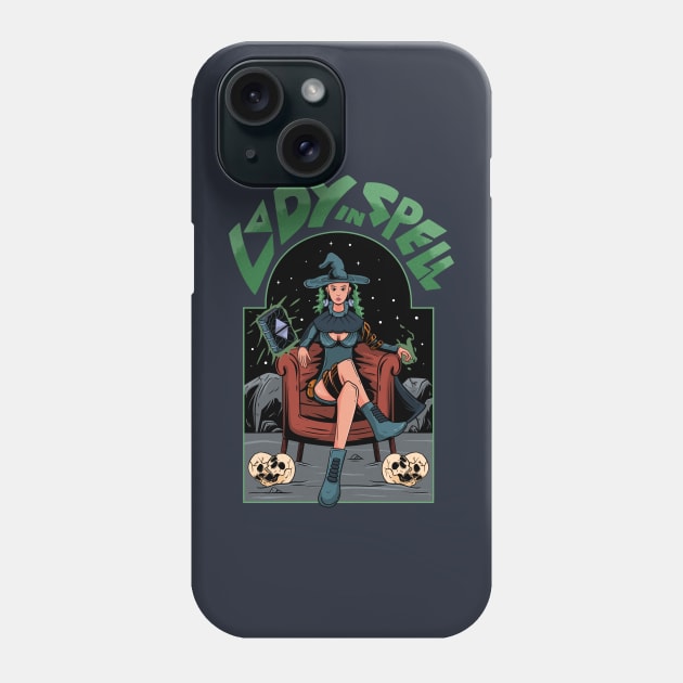 lady in spell Phone Case by lasthopeparty