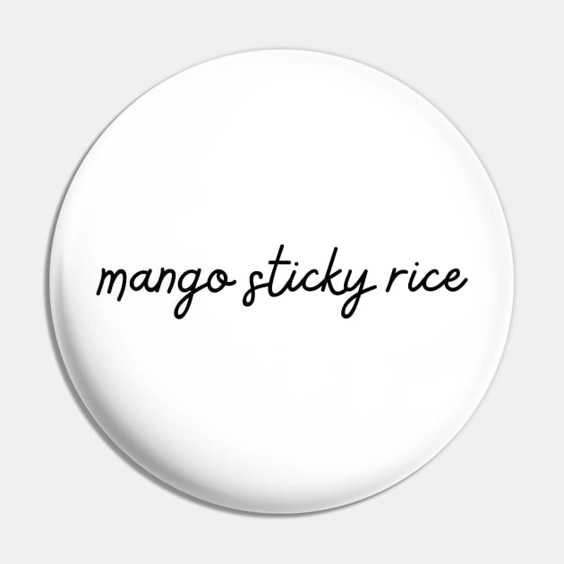 mango sticky rice - black Pin by habibitravels