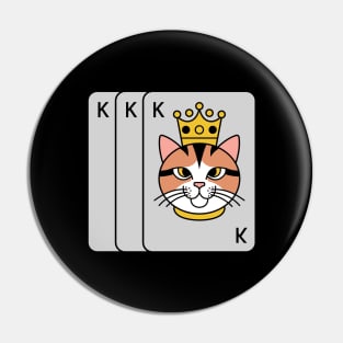 King Cat Card Game Pin