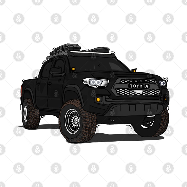 Toyota 4Runner Black by 4x4 Sketch