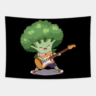Broccoli play guitar Tapestry
