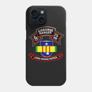 G Co 75th Ranger - 23rd ID VN Ribbon - LRSD Phone Case