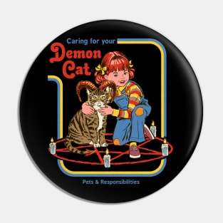 Caring for your Demon cat Pin