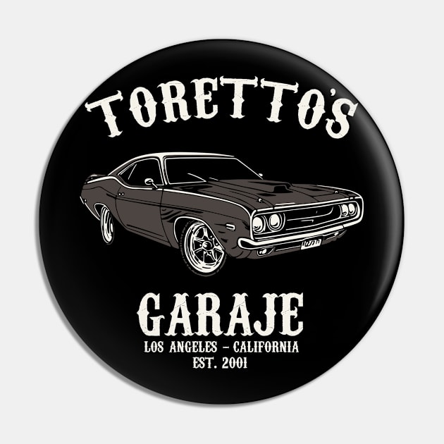 Toretto's Garaje Pin by Melonseta