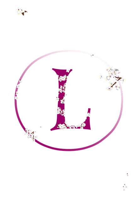 Monogram fairy flowers, letter L Kids T-Shirt by Slownessi