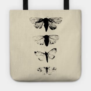 Black Moths Tote