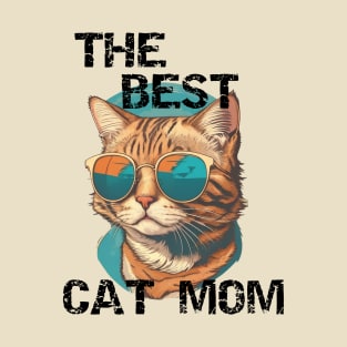 VINTAGE BEST CAT MOM , the best gift for cat lovers T-Shirt