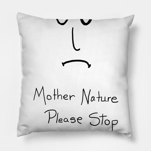Mother Nature Pillow by HoseaHustle