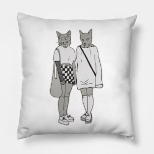 tokyo kitties Pillow