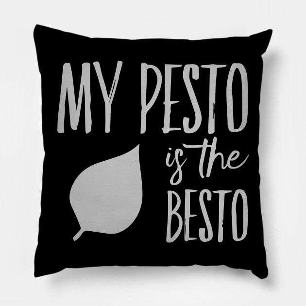 my pesto besto Pillow by casandrart