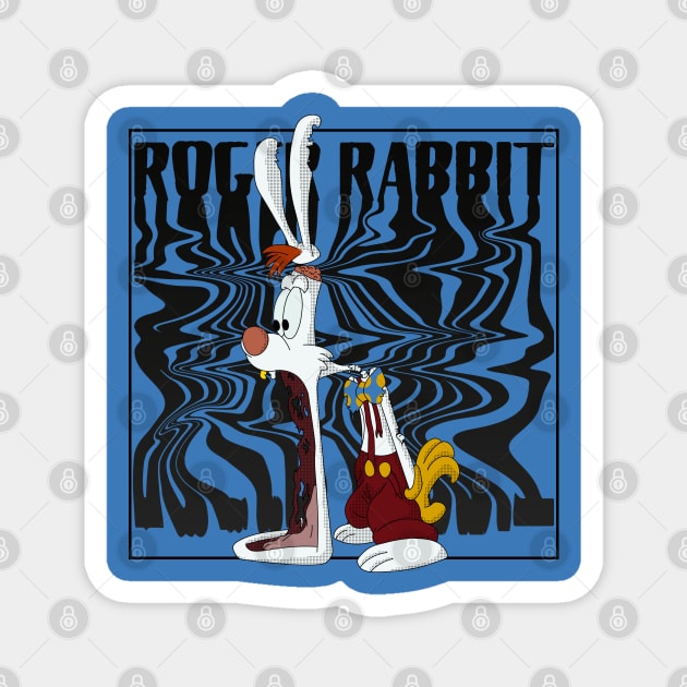 Very surprised Roger Rabbit Magnet by Tee3AE6