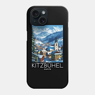 A Vintage Travel Illustration of Kitzbühel - Austria Phone Case