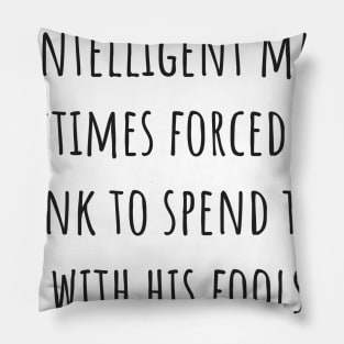 An Intelligent Man Pillow