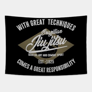 BRAZILIAN JIU JITSU BADGE Tapestry