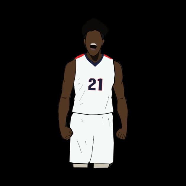 Rui Hachimura - Gonzaga Bulldogs by IveyEricssonArt