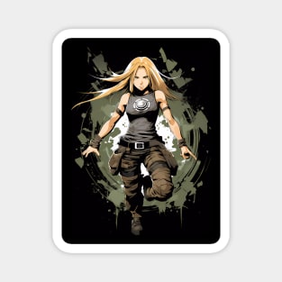 fullmetal alchemist brotherhood- winry action figure Magnet