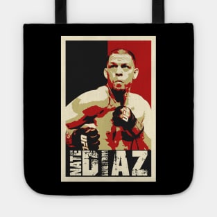 Nate Diaz Pop Art Style Tote