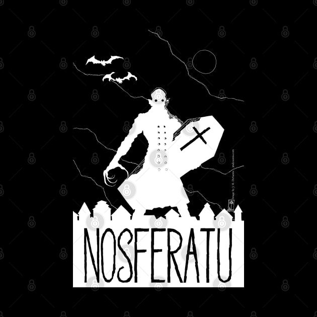 Nosferatu Minimalist Design (inverted) by jmdesantis