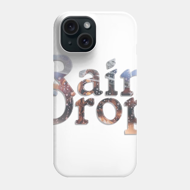 Rain Drop Phone Case by afternoontees