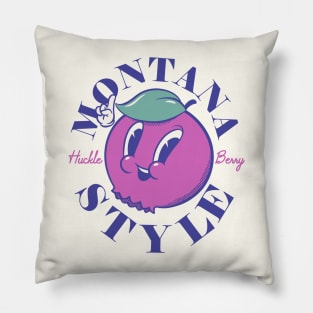 Huckleberry | Montana Style | Signature Iconic State Food Pillow