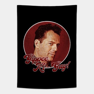 Bruce Willis Yipee Ki Yay Tapestry