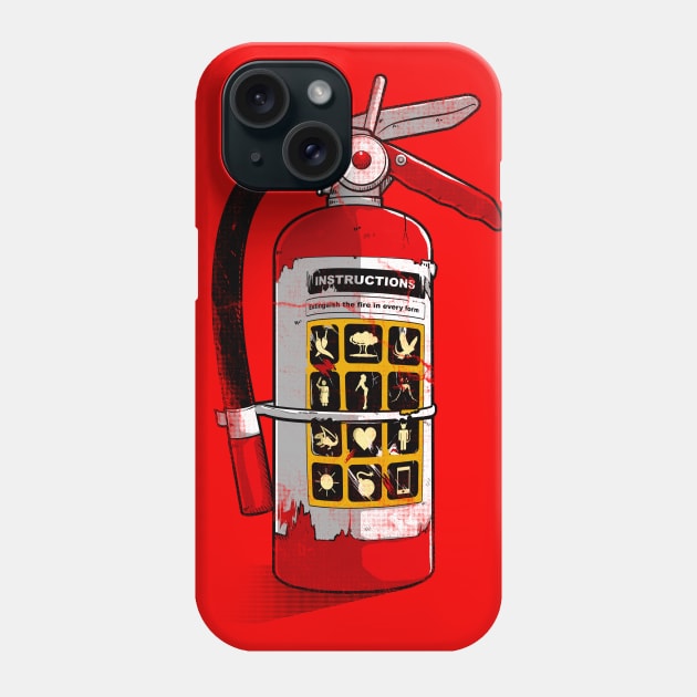 Super Fire Extinguisher Phone Case by raxarts