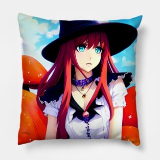 Mushroom Witch Pillow