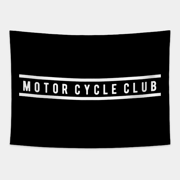 Motorcycle Club Tapestry by ShirtyLife