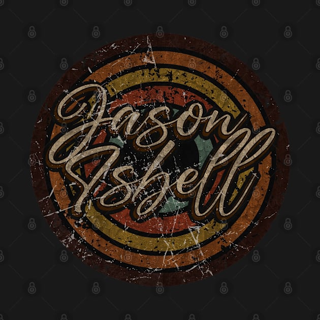 Jason Isbell vintage design on top by agusantypo