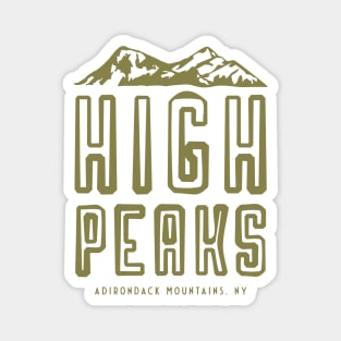 High Peaks - Adirondack Mountains Magnet