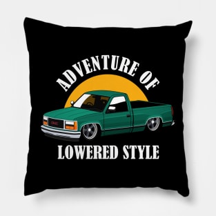 american truck lowered style Pillow