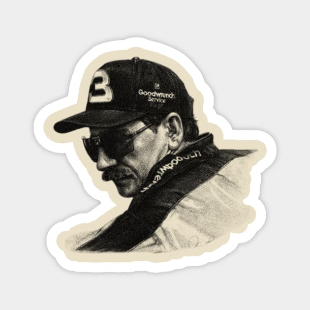 Vintage - Dale earnhardt Magnet by armanyoan