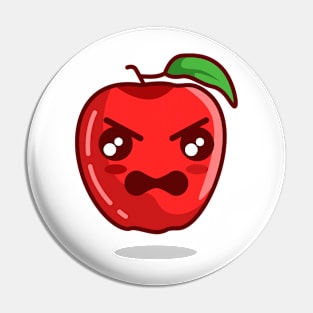 apple angry Pin