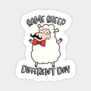 Same Sheep Different day Magnet