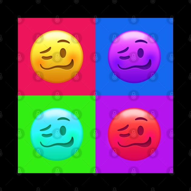 Drunk Face Emoji | Pop Art by williamcuccio