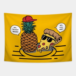 No pineapple on pizza Tapestry