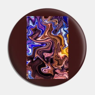 Brown Swirl Pin