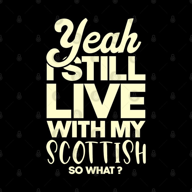 I still live with my Scottish cat . Perfect present for mother dad friend him or her by SerenityByAlex