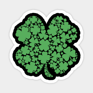 lucky clover st patricks day Magnet