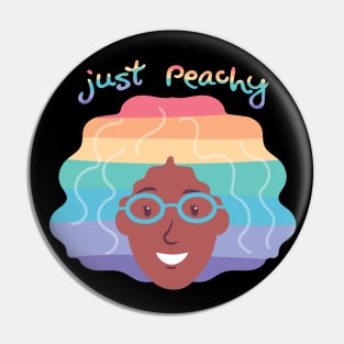 Just Peachy pastel Pin