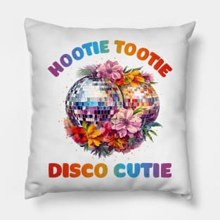 Retro Hootie Tootie Disco Cutie Pillow