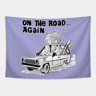 On The Road Again Tapestry