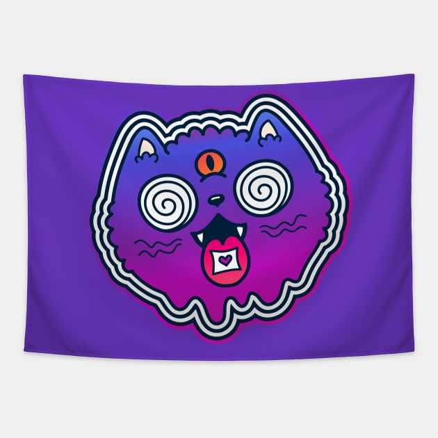 Cool Cat Stoned Tapestry by machmigo