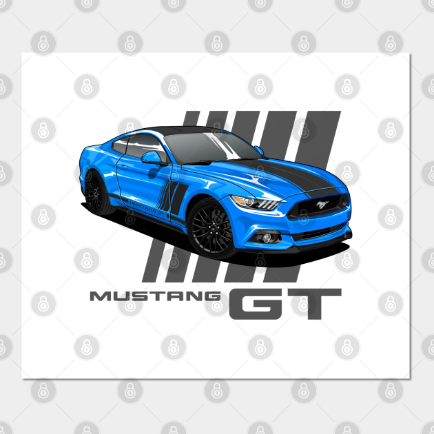 antigüedades mustang poster