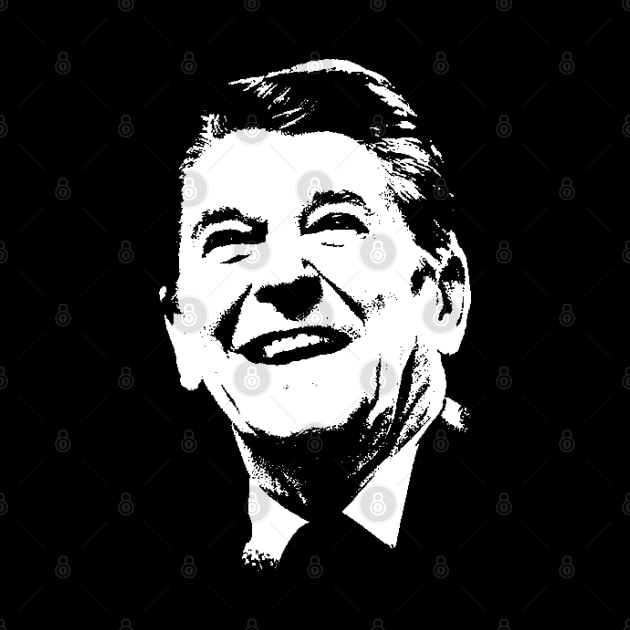 Ronald Reagan Portrait by phatvo