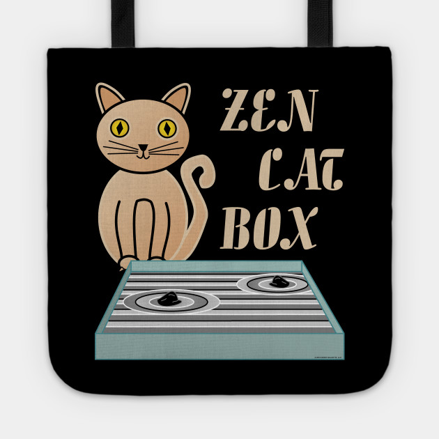 Zen Cat Box Japanese Rock Garden Cat Litter Box Zen Cat Tote