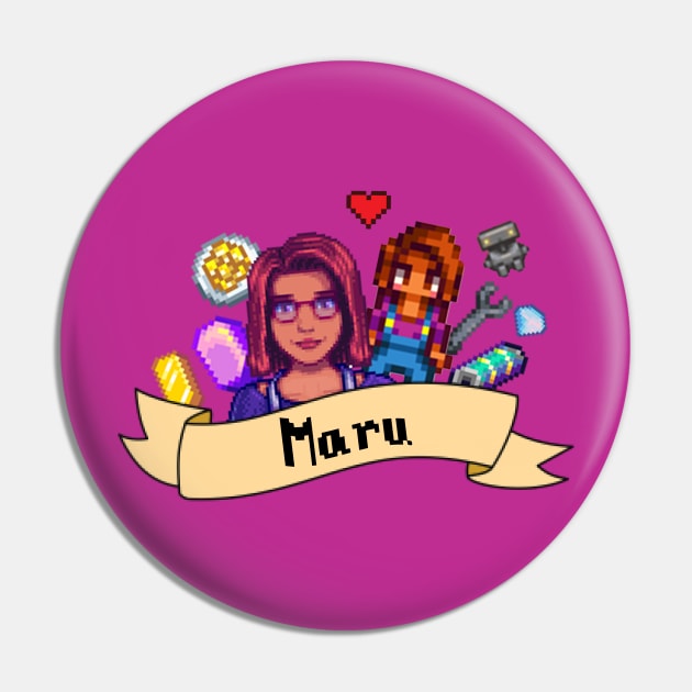 Maru Stardew Valley Pin by LavenderLilypad