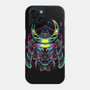 samurai mask japanese popart Phone Case