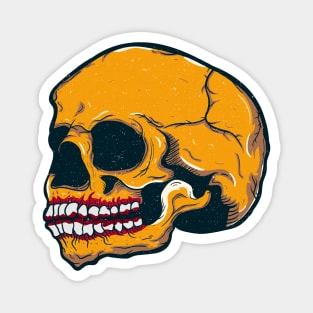 Death skull head Magnet