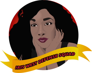 Iris West Defense Squad Magnet